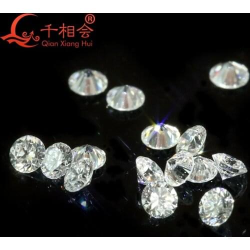 2.3-3.1mm 100% natural diamond round shape DF color VS clarity loose gemstone