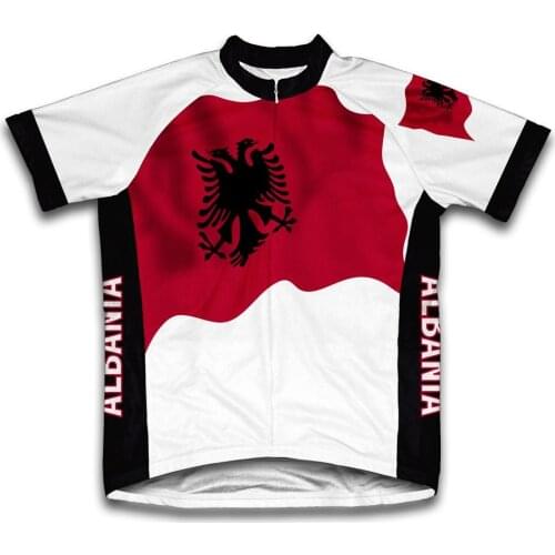 2021 Albania More Style Men classic cycling team short sleeved bike Road Mountain Clothing Maillot ciclismo outdoor bike jersey