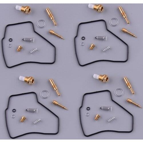 4 Sets Carburetor Repair Rebuild Motorcycle Kits Fit for Honda Interceptor 500 VF500F V30 Magna VF500C VF500CL California