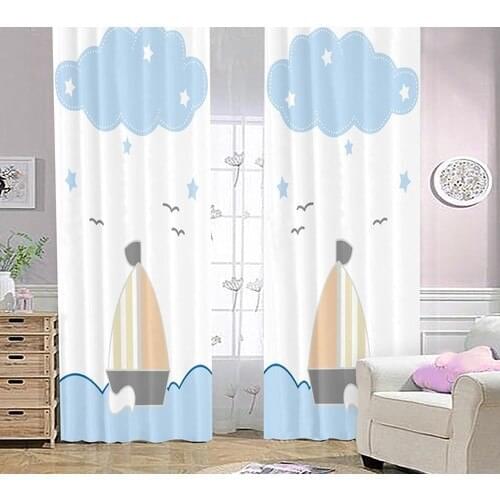 Bebişim Carpet Sailor BH2375 Children 'S Room Backdrop Curtain 140x200 cm