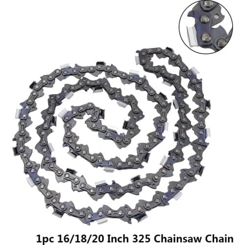 1pc 16/18/20 Inch Chainsaw Chain Fit For 325 Gasline Chainsaw 64/72/76 Drive Link Chainsaw Blade 0.325''LP 058 Electric Saw