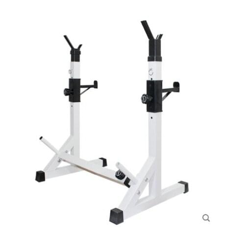 Home Fitness Barbell Rack Squat Rack Weightlifting Bench Press Simple Barbell Bracket Strength Training Rack