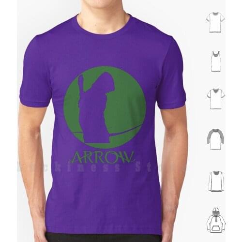 Arrow S4 T Shirt Big Size 100% Cotton Arrow Green Arrow Oliver Queen Ollie Oliver Felicity Felicity Smoak Diggle Ray Palmer