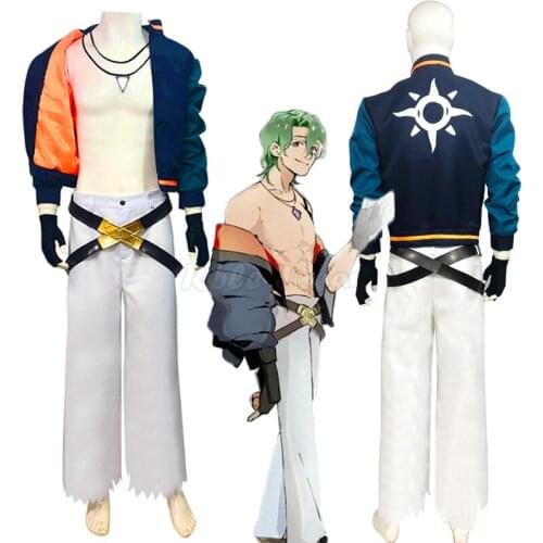 Anime SK8 the Infinity Joe/Kojirou Nanjou Cosplay Costume Full Set Men Halloween Carnival Party Show Uniform Outfit Wig C117M296