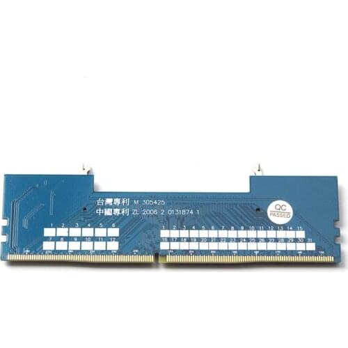 L Laptop DDR4 RAM to Desktop Adapter Card Memory Tester SO DIMM to DDR4 Converter