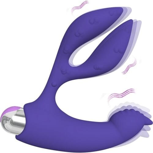 Male Prostate Massage Vibrator g-spot stimulate clitoris masturbate silicone sex toys for men women Anal plug dildo vibrator