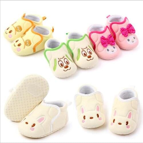 2020 New Baby Shoes Lovely Infants Soft First Walkers Antislip Toddler Cotton Boys Girls Crib Shoes