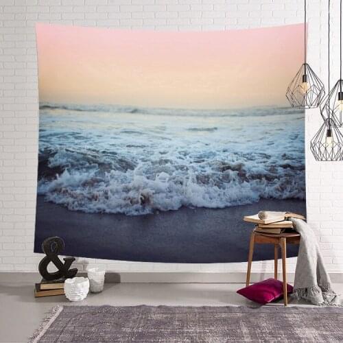 Ocean wave landscape pattern series Wall Rugs Tapestry Hanging Decor Room Decoration Tapestry Psychedelic Wall Prints 95x73cm