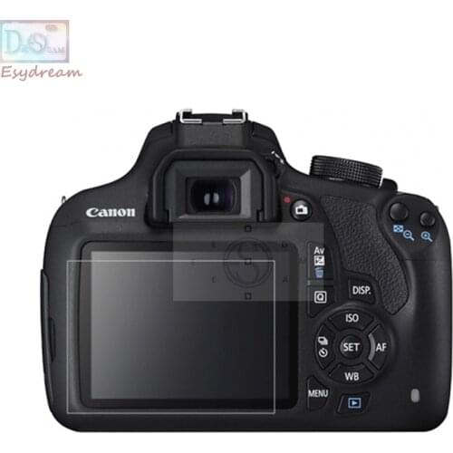 Self-adhesive Tempered Glass / Film LCD Screen Protector Cover for Canon EOS 1200D 1300D 1500D 2000D Rebel T5 T6 T7 Kiss X80 X90