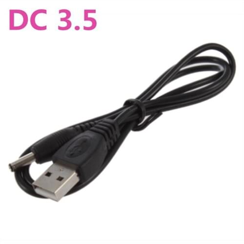 50pcs/lot USB 2.0 A MALE TO 3.5 mm DC Power Plug Stereo Electronics Device Barrel Quick Connector 5V Cable
