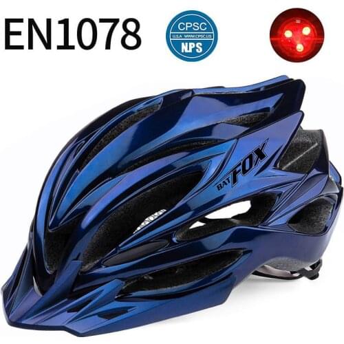 Ultralight Cycling Safety Helmet Outdoor Motorcycle Bicycle Taillight Helmet Mountain Road Bike Helmet With Taillight