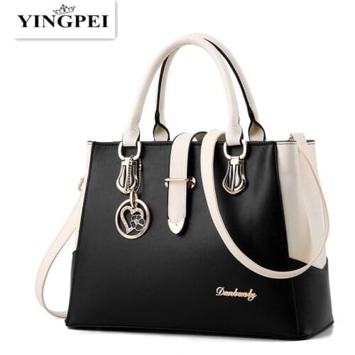 YINGPEI Women Bag Shoulder Handbag Messenger Bags Women Vintage Fashion Luxury Top-Handle Composite Bag Purse Wallet Leather
