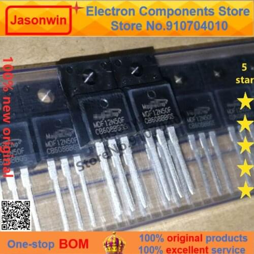 100% nuevo 50 unids/lote original MOSFET MDF12N50FTH 12N50 TO-220F MDF12N50F 12A500V Transistor