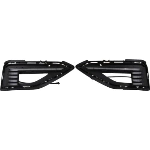 2Pcs for 2019 Sagitar Jetta with Yellow and Blue Three-Color Daytime Running Lights Modification