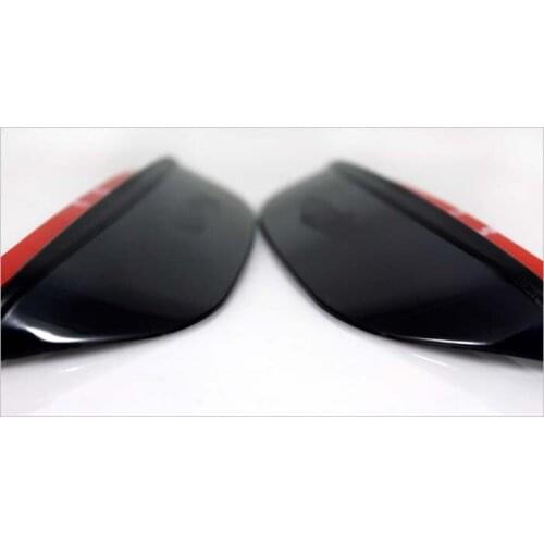 2 pcs for AUDI for Q3 A4L 2013 car Rearview Mirror Rain eyebrow Shade Rainproof Blades Flexible Back Mirror Eyebrow Rain Cover