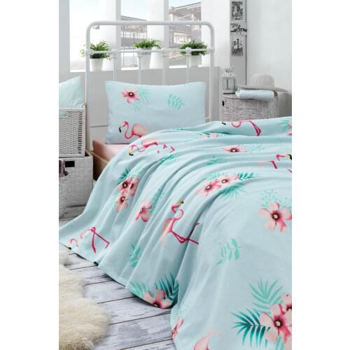 2021 PIQUE Set With Pillowcase Bedspread Sets Bed Linen Sheet Modern For Summer Coverlet Full Size Quilt Covers Bedclothes Dino