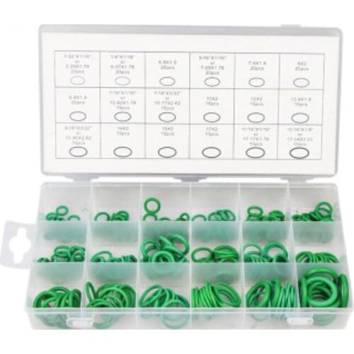 225/270/300pcs green Black Rubber wear-resistant industrial valve O-ring seal ring valve universal high pressure seal