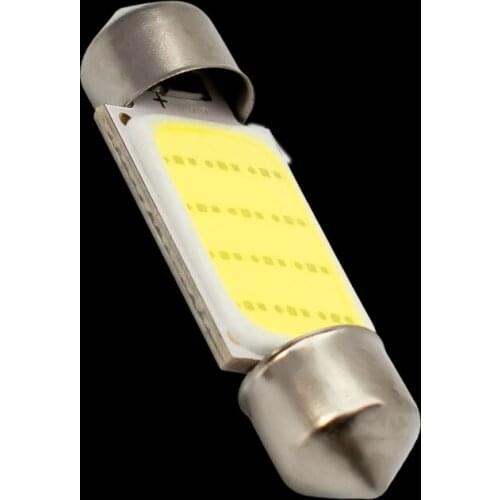 4pcs 36mm C5W C10W C3W DE3423 DE3425 Festoon COB led Car Licence Plate Light Auto housing Interior Dome lamps Reading Lights