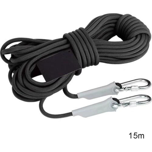 8mm 10/15/20m Outdoor Rock Climbing Mountain Survival Safety Rescue Rope Cord Outdoor Rock Climbing Mountain Survival Safety Res