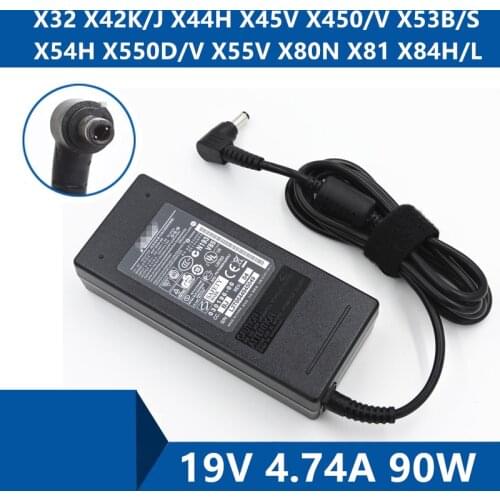 Laptop AC Adapter DC Charger Connector Port Cable For ASUS X32 X42K/J X44H X45V X450/V X53B/S X54H X550D/V X55V X80N X81 X84H/L