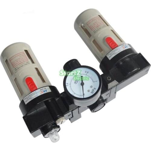 BC2000 G1/4'' Standard Type Air Source Treatment Unit Pneumatic Lubricator+Filter+Regulator