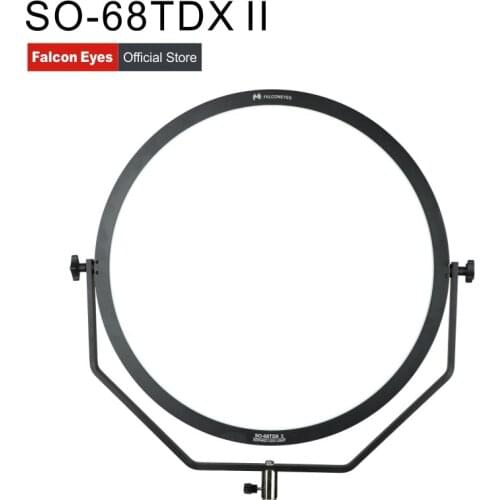 Falcon Eyes 68W LED Video Soft Light Bi-color Continuous Lighting For Movie/Live Interview Photographic Lamp SO-68TDX II