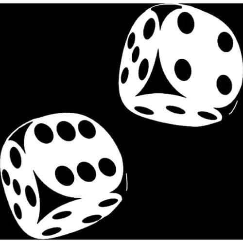 Interesting Stickers on Auto Casino Poker Funny Car Decal Reflective Laser Vinyl Decals 3D Car Styling