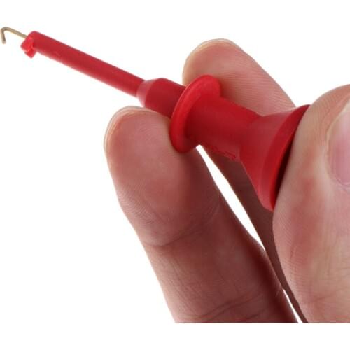 Testing Hook Clip Multimeters Test Lead Extension Probe Aperture 4mm Plug-in