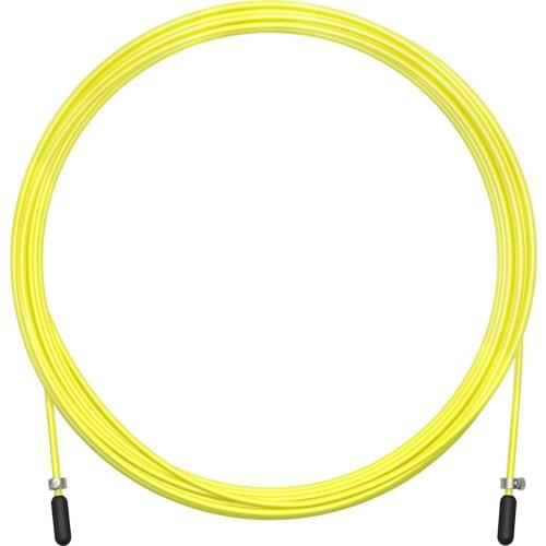 Velites Cable for Crossfit jump Comba, gym, Fitness and boxing | Yellow PVC and steel 2mm | Compatible with other brands