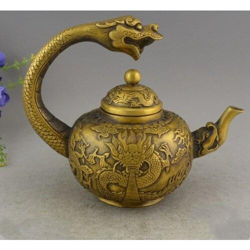 Chinese Old Blue and White Dragons Play Pearl Pattern Porcelain Plate