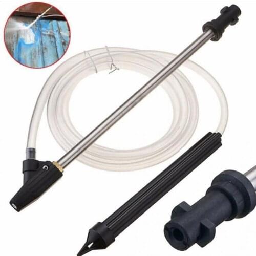 High Pressure Washer Wet Sand Blasting Kit Spray Washer Lance Turbo Nozzle+Sandblasting Tube Car Accessories