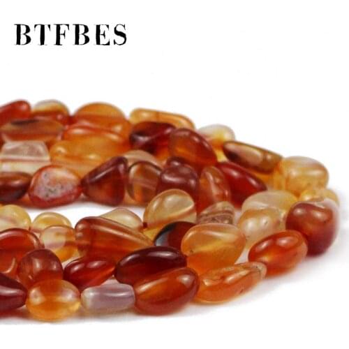 Red agata carnelian Natural Irregular Gravel Stone Scattered beads for Handmade bracelet Jewelry accessories making DIY 4~8mm