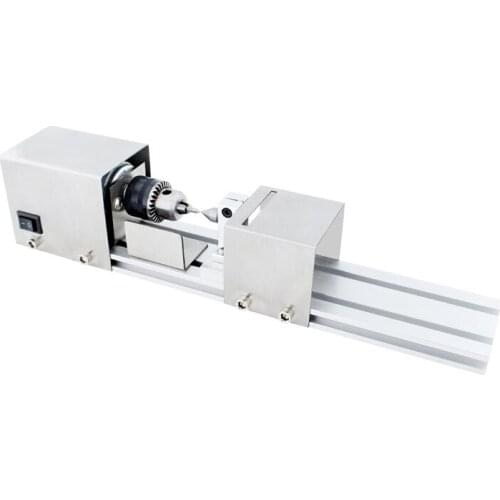 Mini woodworking lathe DIY woodworking miniature Buddha beads lathe grinding and polishing beads wood drill rotating tool