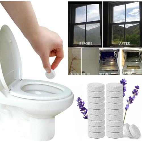 Multifunctional Detergent Effervescent Tablets For Household Cleaning Compact Glass Washer Auto Windshield Glass Cleaner