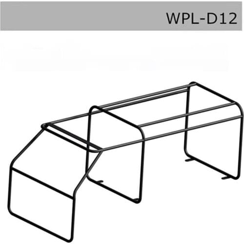 Simulation Metal Roll Cage for WPL D12 RC Truck Shockproof Rear Bucket Frame Upgrade Parts