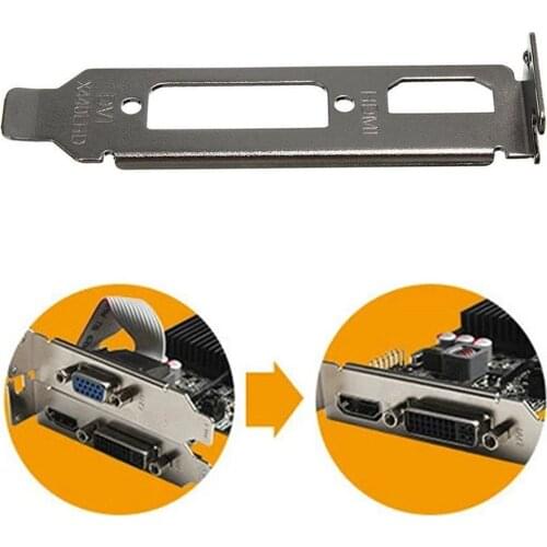 Low Profile Bracket Adapter HDMI-compatible DVI Port For Half Height Graphic Video Card Set