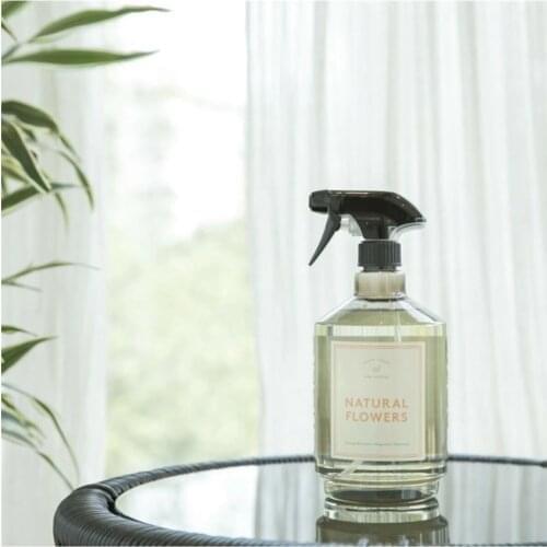 Natural Flowers Scented Ambient And Fabric Fragrance 1 Liter Transparent Bottle Aroma Diffuser Room Clothes Apparel Perfumes