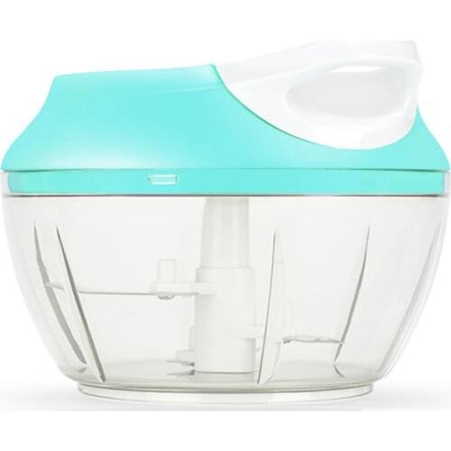 Hand-Powered Food Pull Meat Masher Chopper Suitable for Garlic, Vegetables, Peppers, Onions