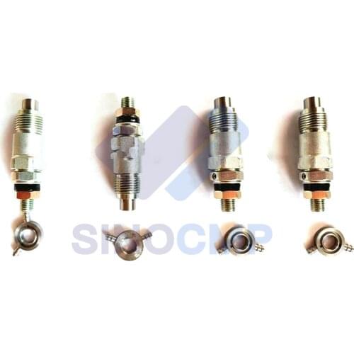 4PCS Fuel Injectors For Kubota D1302 D1402 V1702 V1902 Engine 15271-53000