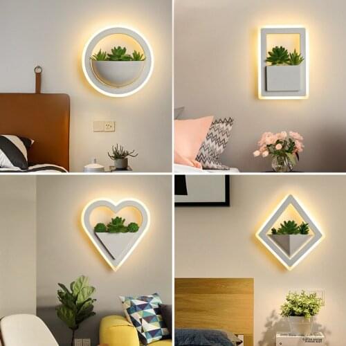 Japan wall lamp led living room bedroom corridor lampara pared wall lights for home