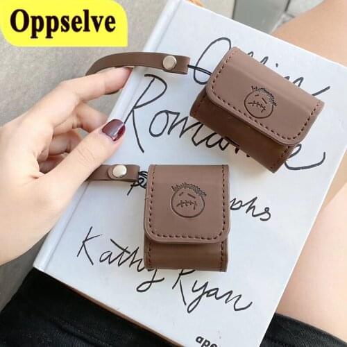 Wireless Bluetooth Earphone Creative Protective Case Portable Travel Headphone Storage Leather Funda For Apple Airpods 1 2 Pro