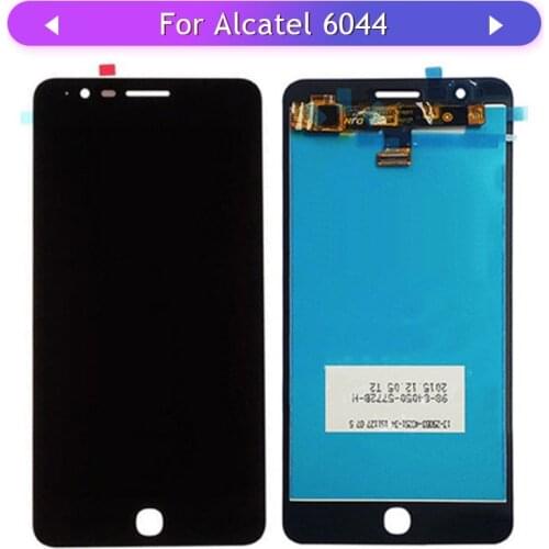For Alcatel One Touch Pop Up 6044 6044D OT6044 LCD Display+Touch Screen Digitizer Assembly Replacement Black Color 1PC/Lot