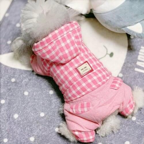 Winter Dog Outfit Jumpsuit Small Dog Clothes Puppy Coat Jacket Yorkshire Poodle Bichon Pomeranian Schnauzer Dog Costume Clothing