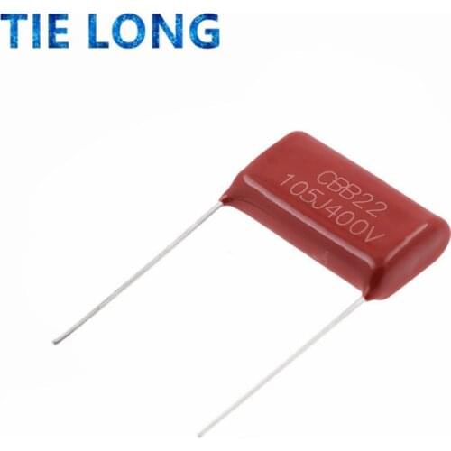 10PCS 400V105 1UF Pitch 20MM 400V 105 1000NF CBB Polypropylene film capacitor