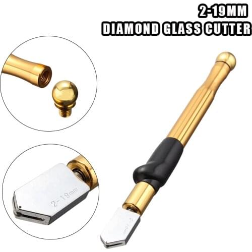 Upgrade Diamond Glass Cutter 2-19mm 175mm Carbonization Tungsten Alloy Glasses Cutters For Hand Tool Glass Cutting