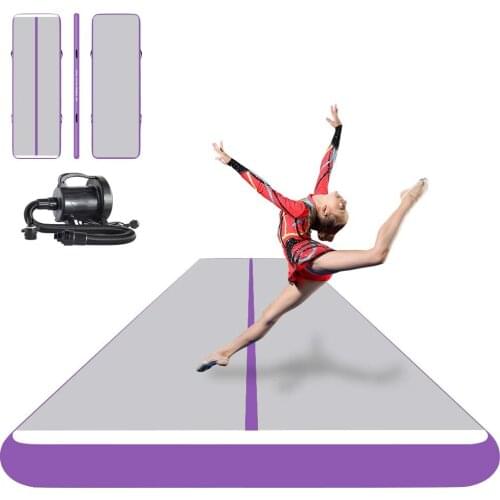 Free Shipping With Pump 11*2*0.2m Inflatable Gym Mat Air Tumbling Track Floor Gymnastics Airtrack Cheerleading