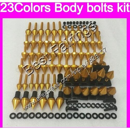 Fairing bolts full screw kit For KAWASAKI Bodys ZX6R 00 01 02 ZX 6R ZX 6 R 00 02 ZX-6R 2000 2001 2002 Complete Body screws Nuts