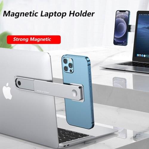 2 in 1 Laptop Holder Stand Strong Magnetic Extension Screen Support Tablet Bracket Monitor Display Clip Adjustable Phone Mount