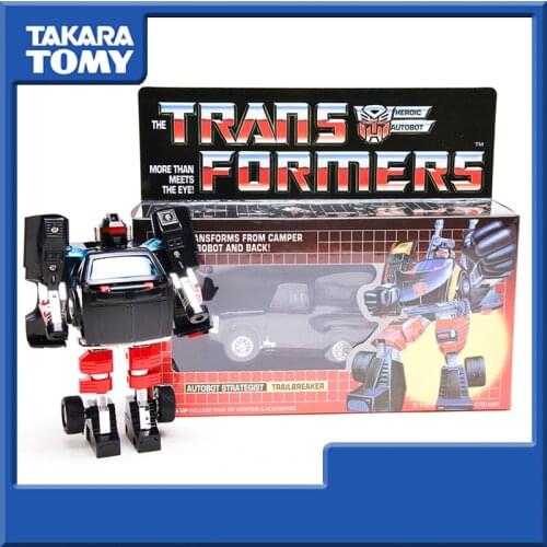 The Transformers Generation 1 Classic Reissue Version Autobot Trailbreaker Action Figure Deformable Collection Toys Gift
