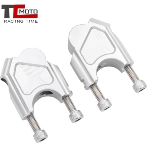 Motorcycle CNC Handle Riser Bar Clamp Raised Extend Handlebar Mount Riser For BMW F800GS F800R F800GT Adventure Accessories